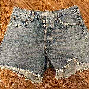 Agolde Parker Long Vintage Shorts